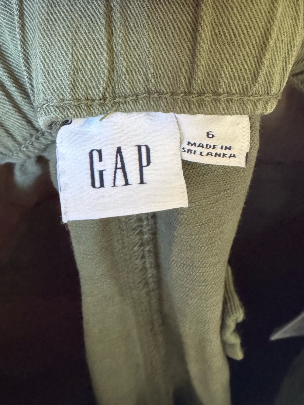 Gap Green Lightweight Joggers Size 6 - Picture 4 of 6